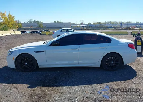 2015 BMW 650I Gran Coupe from USA, damaged, VIN WBA6B2C53FD799164